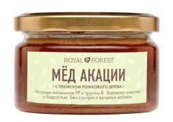 Мёд акации с пекмезом рожкового дерева Royal Forest (250 г)