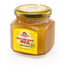 Алтайский мёд натуральный Цветочный (330 г), Медовик Алтая